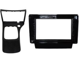 Moldura 9 Flutuante GM Celta G2 06/15 e Prisma 06/12 Black Piano Com Console (Chinês) - (6088)
