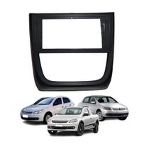 Moldura 9" Flutuante Gol G5, Saveiro, Voyage com suporte de 2 e 4 Botões cor Preta Fiamon - 5851 Moldura 9" Flutuante Gol G5, Saveiro, Voyage com suporte de 2 e 4 Botões cor Preta Fiamon - 5851