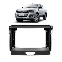 Moldura 9" ford ranger xls 2016 a 2019 preta fosca