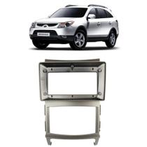 Moldura 9" hyundai vera cruz 2007 a 2012 prata