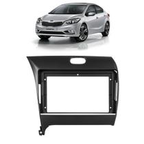 Moldura 9" kia cerato 2013 a 2019 preta fosca