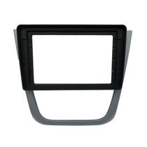 Moldura 9 Pol. Flutuante Gol G5, Saveiro, Voyage C/ Suporte 4 Botões - Grafite - 5848 Moldura 9 Pol. Flutuante Gol G5, Saveiro, Voyage C/ Suporte 4 Botões - Grafite - 5848