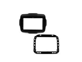 Moldura 9 pol Jeep Renegade 15/19 - Preta - Padrão Chinês Moldura 9 pol Jeep Renegade 15/19 - Preta - Padrão Chinês