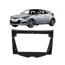 Moldura 9" Pol na cor Preta compatível c/ Hyundai Veloster 11/16 Padrão Chinês Expex - EPX9HY016