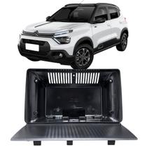 Moldura 9 Polegadas C3 2013 à 2021 Preta Painel Central Multimidia Som