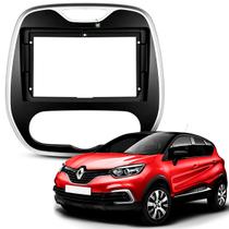 Moldura 9 Polegadas Captur 2017 2018 2019 2020 2021 2022 Preto Fosco C/ Borda Prata Moldura 9 Polegadas Captur 2017 2018 2019 2020 2021 2022 Preto Fosco C/ Borda Prata