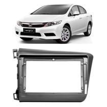 Moldura 9 Polegadas Civic 2012 à 2016 Grafite Painel Central Multimidia Som Moldura 9 Polegadas Civic 2012 à 2016 Grafite Painel Central Multimidia Som