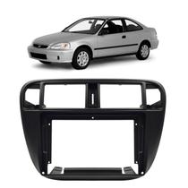 Moldura 9 Polegadas Civic Ar Digital 1996 à 2000 Preto Fosco Painel Central Multimidia Expex 9ho015