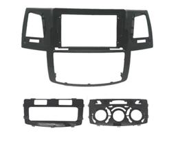 Moldura 9 Polegadas Expex Hilux 2006 a 2011 Black Piano