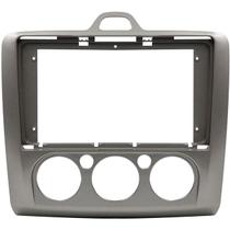 Moldura 9 polegadas expex prata focus 2009 a 2013