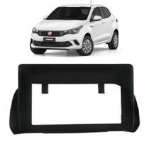 Moldura 9 polegadas fiat argo 2018 a 2022 preta fosca
