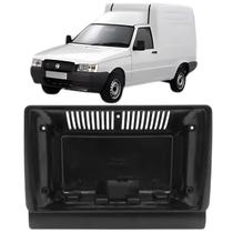 Moldura 9 Polegadas Fiorino 1996 à 2013 Preta Painel Central Multimidia