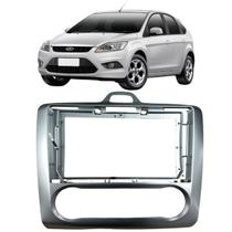 Moldura 9 Polegadas Focus Ar Digital 2009 à 2013 Prata Painel Central Multimidia Expex Epx9fd013 Som