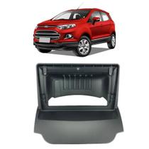 Moldura 9 polegadas ford ecosport 2014 a 2018 preta fosca