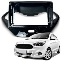 Moldura 9 Polegadas Ford Ka 2019 2020 2021 Black Piano