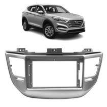 Moldura 9 polegadas hyundai tucson 2017 a 2021 prata