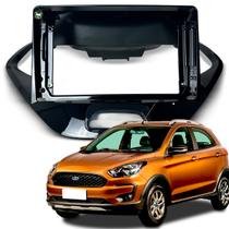 Moldura 9 Polegadas Ka Freestyle 2014 2015 2016 2017 2018 Black Piano