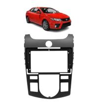 Moldura 9 polegadas kia cerato 2010 a 2012 a/c digital preta