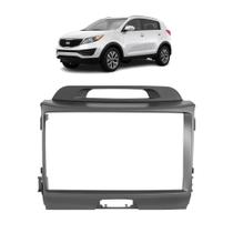 Moldura 9 polegadas kia sportage 2011 a 2015 cinza