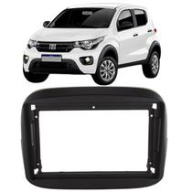 Moldura 9 Polegadas Mobi 2016 à 2025 Preta Painel Central Multimidia Som