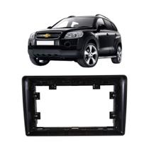 Moldura 9" Polegadas na cor Preta 2Din compatível com Captiva 2008 a 2016 Expex - EPX9GM015