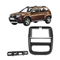 Moldura 9" Polegadas na cor Preta compatível com Duster 2010 a 2015 Expex - EPX9RN015