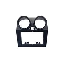 Moldura 9 Polegadas Palio Attractive 2012 A 2017 Black Piano