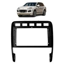 Moldura 9 polegadas porsche cayenne 2005/10 preto fosco