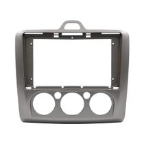 Moldura 9" Polegadas Prata compatível com Ford Focus 2009 a 2013 Padrão Chinês Expex - EPX9FD006