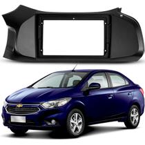 Moldura 9 Polegadas Prisma G2 2012 2013 2014 2015 2016 2017 2018 2019 Preto Fosco