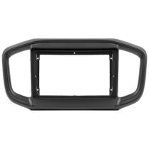 Moldura 9 Polegadas Strada Nova Fiorino 2021 à 2025 Preta Painel Central Multimidia Expex Epx9ft005