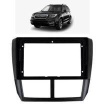 Moldura 9" subaru forester / impreza 2008 a 2013 preta