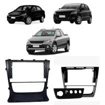 Moldura 9 vw gol g6, voyage, saveiro black piano chinesa