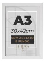 Moldura A3 Quadro 30x42 C/ Acetato Diploma Fotos Poster Moldura A3 Quadro 30x42 C/ Acetato Diploma Fotos Poster