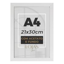 Moldura A4 21x30cm com Acetato Certificado Impressão Fotografia Moldura A4 21x30cm com Acetato Certificado Impressão Fotografia