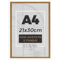 Moldura A4 21x30cm com Acetato Certificado Impressão Fotografia Moldura A4 21x30cm com Acetato Certificado Impressão Fotografia