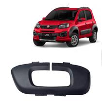 Moldura Acabamento Cinto Segurança Fiat Uno Way 2015 2016 2017 2018 2019 2020 2021 Lado Esquerdo Original