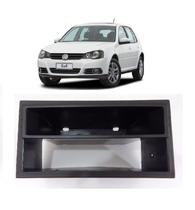 Moldura Acabamento Painel 1 Din CD Radio MP3 Veiculo Vw Golf 1999 Até 2013