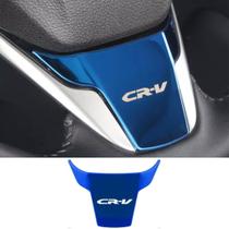 Moldura acessório metálico do volante Honda Crv 2018 2019 2020 2021 2022
