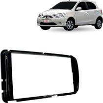 Moldura Aparelho Som Dvd 2din Etios 15 16 a 20 Black Piano - AUTOPLAST