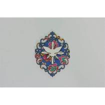 Moldura arabesco Ímã 12cm Espírito Santo Azul escuro