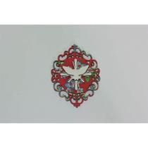 Moldura arabesco Ímã 12cm Espírito Santo vermelho