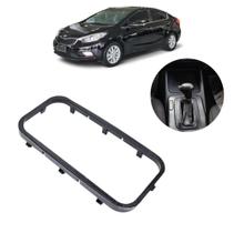 Moldura Aro Retangular Alavanca Câmbio Automático Cerato Sx 2014 2015 2016