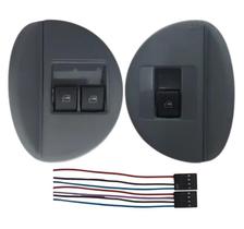 Moldura botao Vidro Eletrico Gol G4 2011 2012 2013 + Plugue