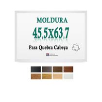 Moldura Branca 45,5X63,7 Quebra Cabeça Grow 1000 Peças Petg