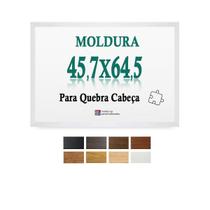 Moldura Branca 45,7X64,5 Cm Para Quebra Cabeça 1000 Pcs Petg