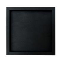 Moldura Caixa Alta 35X35Cm Preto Com Vidro 5,3 Cm