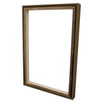 Moldura Canaleta Flutuante para Telas Decorativas 4,5cm 15x21cm c/ chassis - Várias Cores