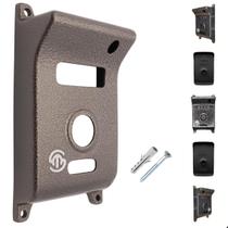 Moldura Capa de Proteção Cor Ouro Velho Para Interfone Intelbras IPR 1010 Antivandalismo