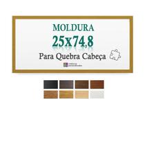 Moldura Caramelo 25X74,8 Cm Quebra Cabeça 500 Peças Petg